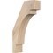 Ekena Millwork 3 1/2"W x 10"D x 18"H Merced Smooth Knee Brace, Douglas Fir BRC04X10X18MRC00SDF - alternate 1